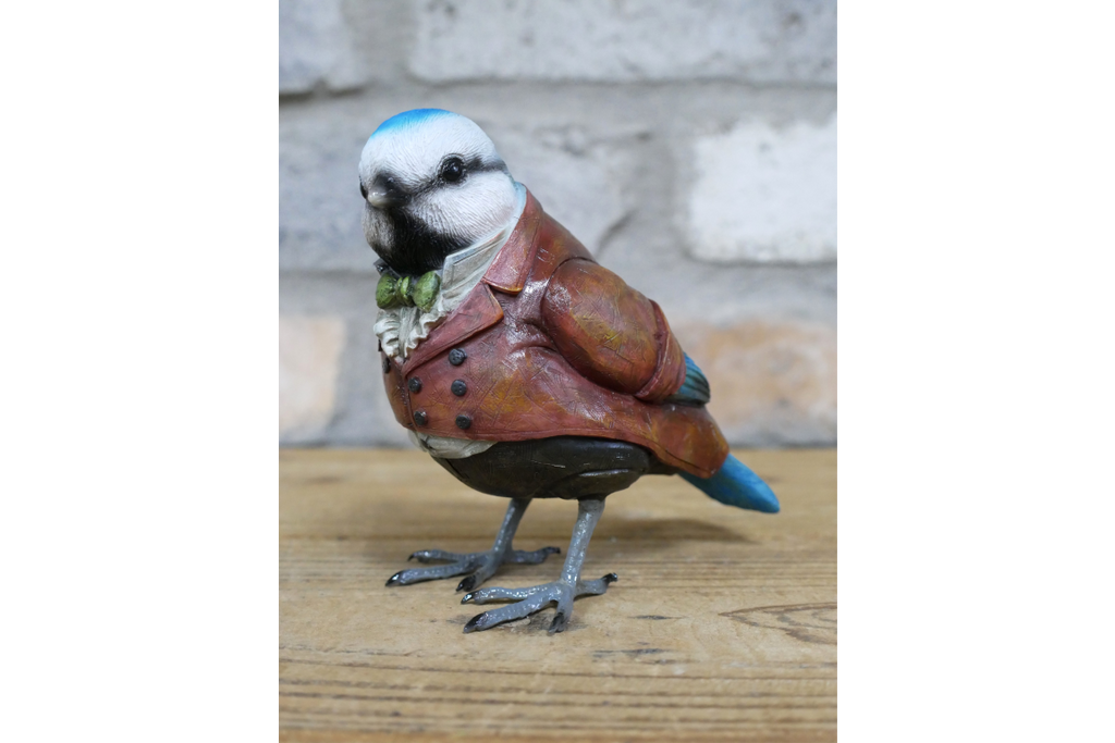 Blue Bird in Suit