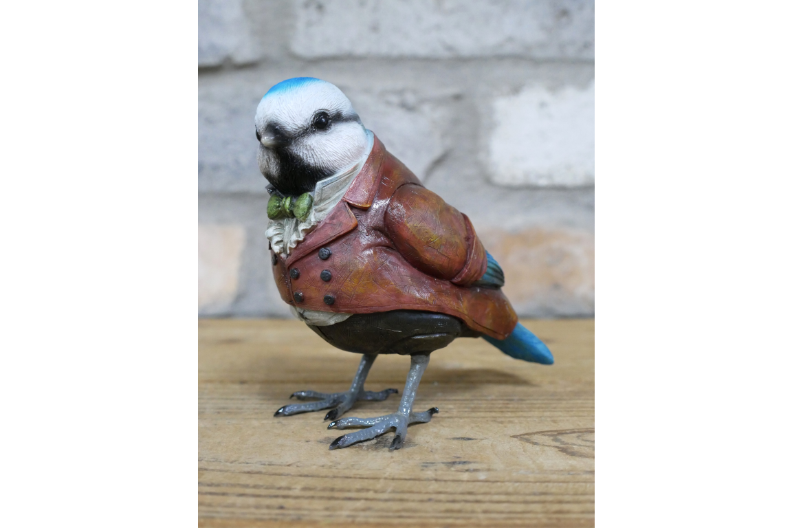 Blue Bird in Suit