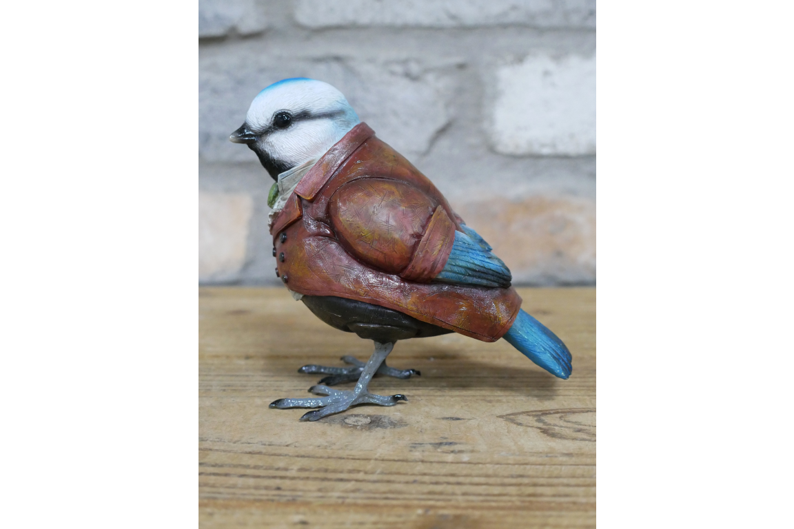 Blue Bird in Suit