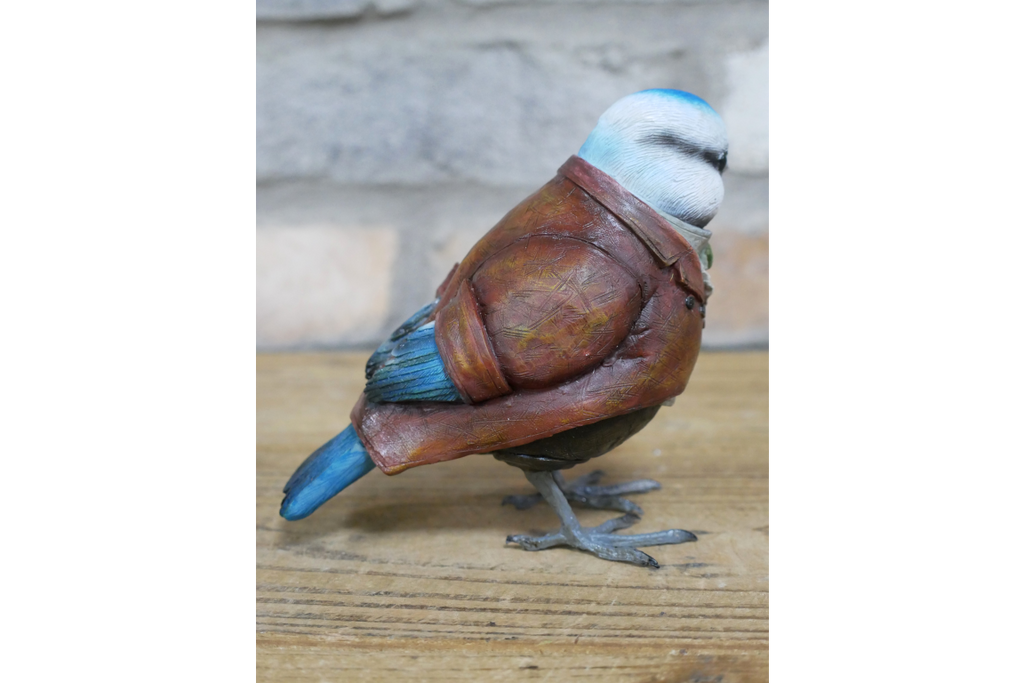 Blue Bird in Suit