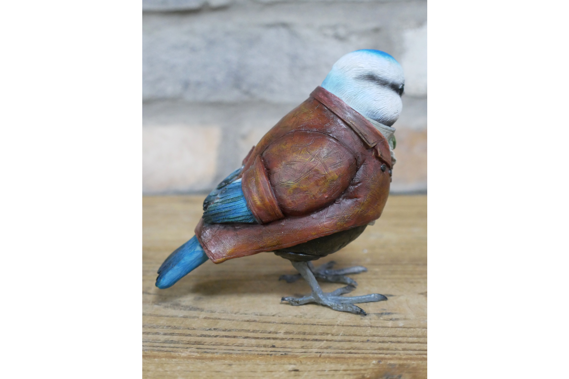 Blue Bird in Suit