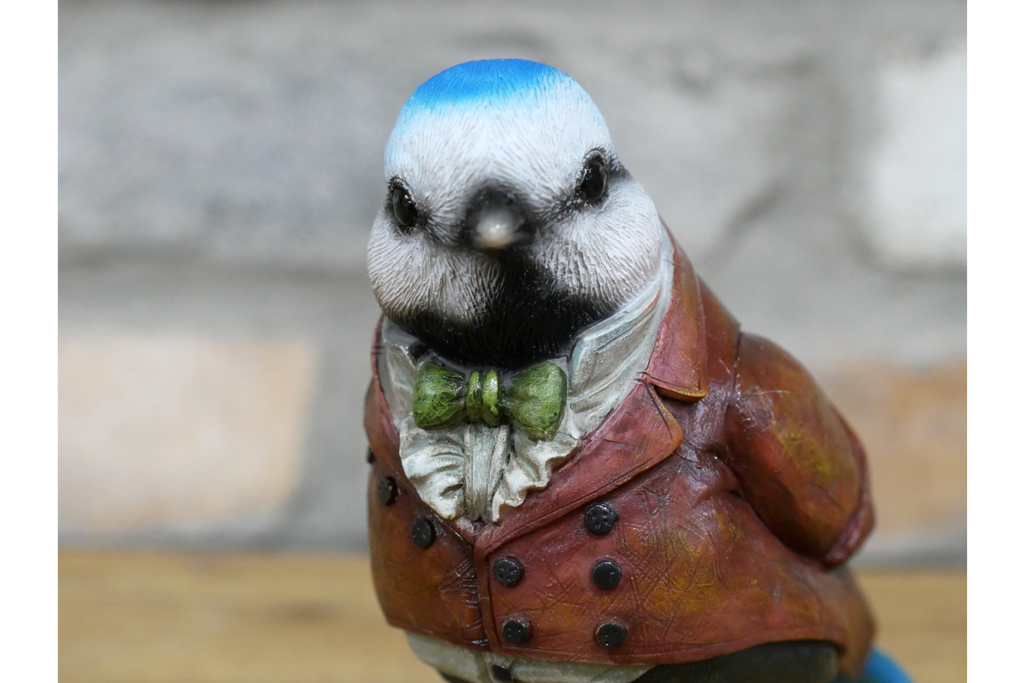 Blue Bird in Suit