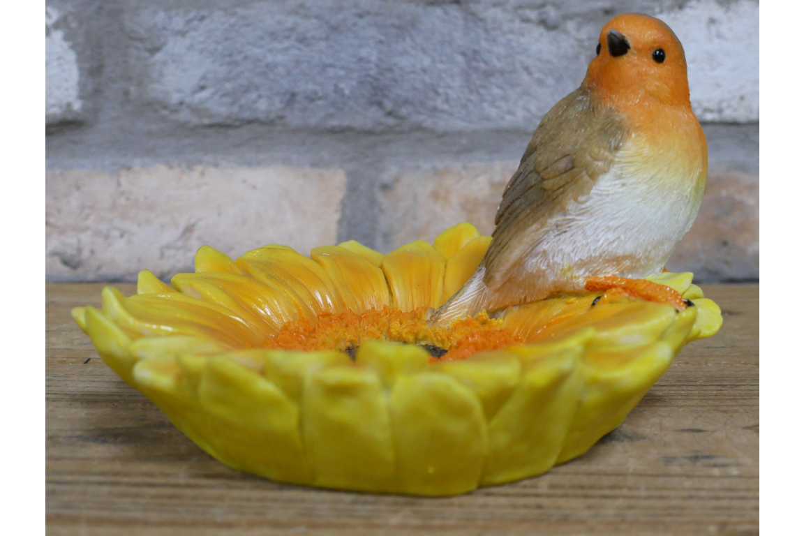 Robin Sunflower Feeder