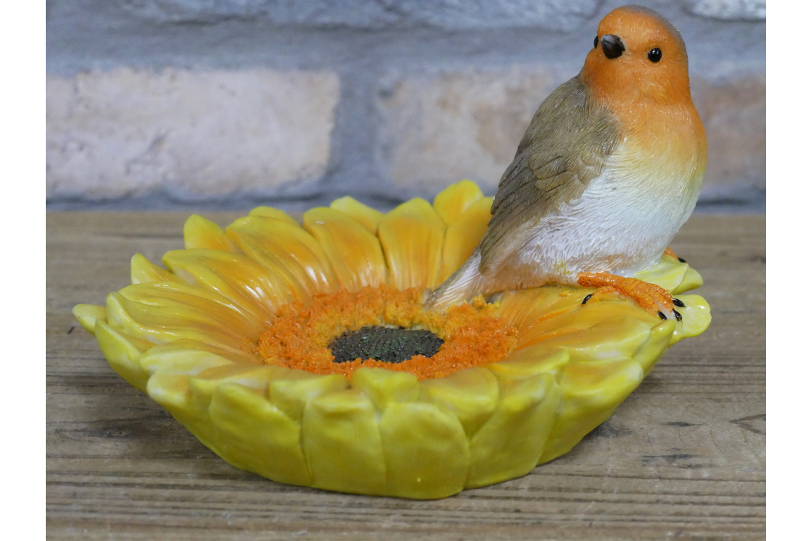 Robin Sunflower Feeder