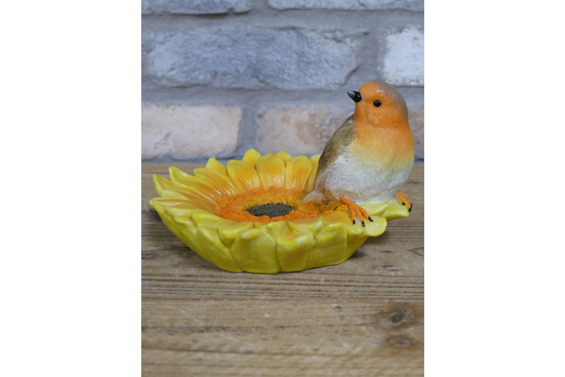 Robin Sunflower Feeder
