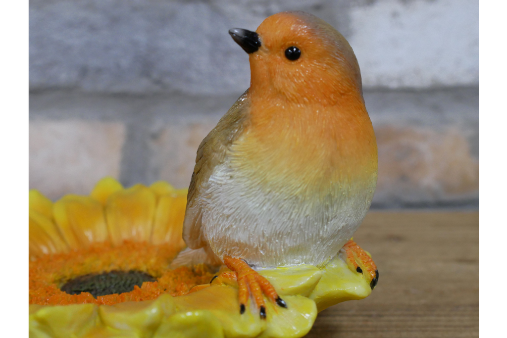 Robin Sunflower Feeder