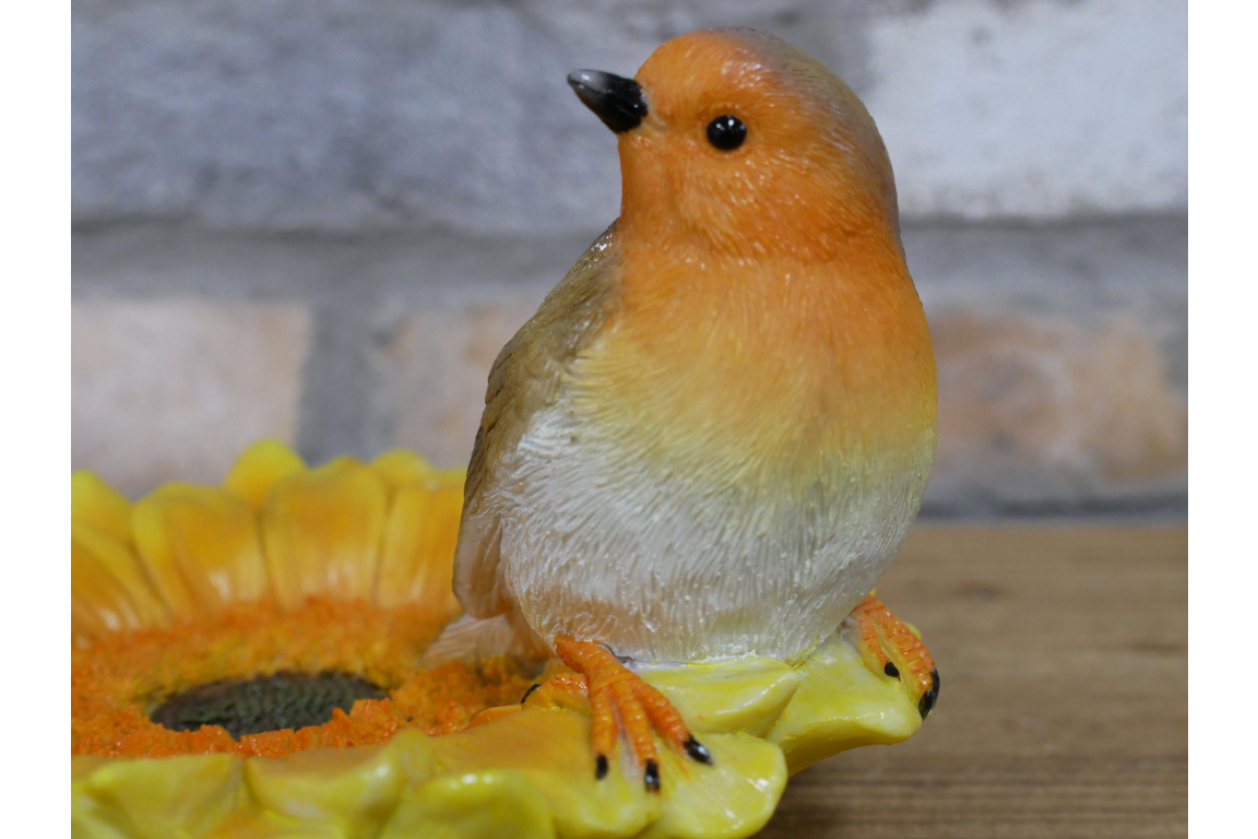 Robin Sunflower Feeder