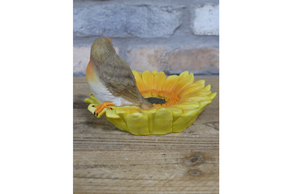 Robin Sunflower Feeder