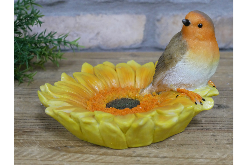 Robin Sunflower Feeder