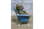 Highland Cow on a Chair
