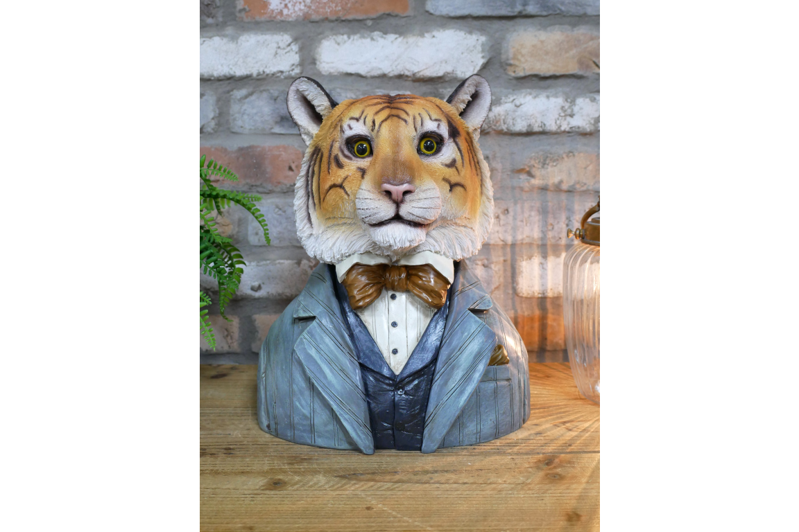 Large Tiger Bust