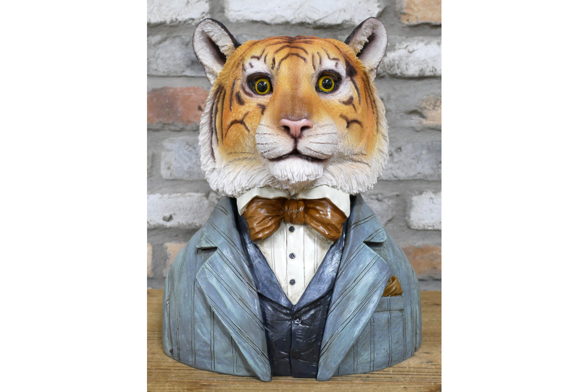 Large Tiger Bust