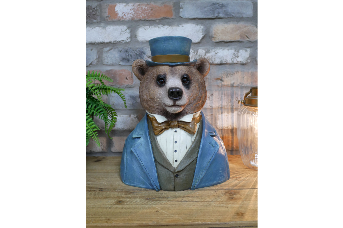 Large Bear Bust