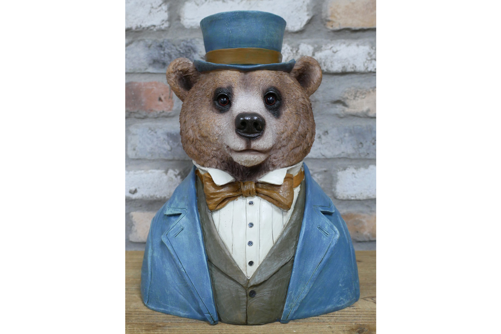 Large Bear Bust