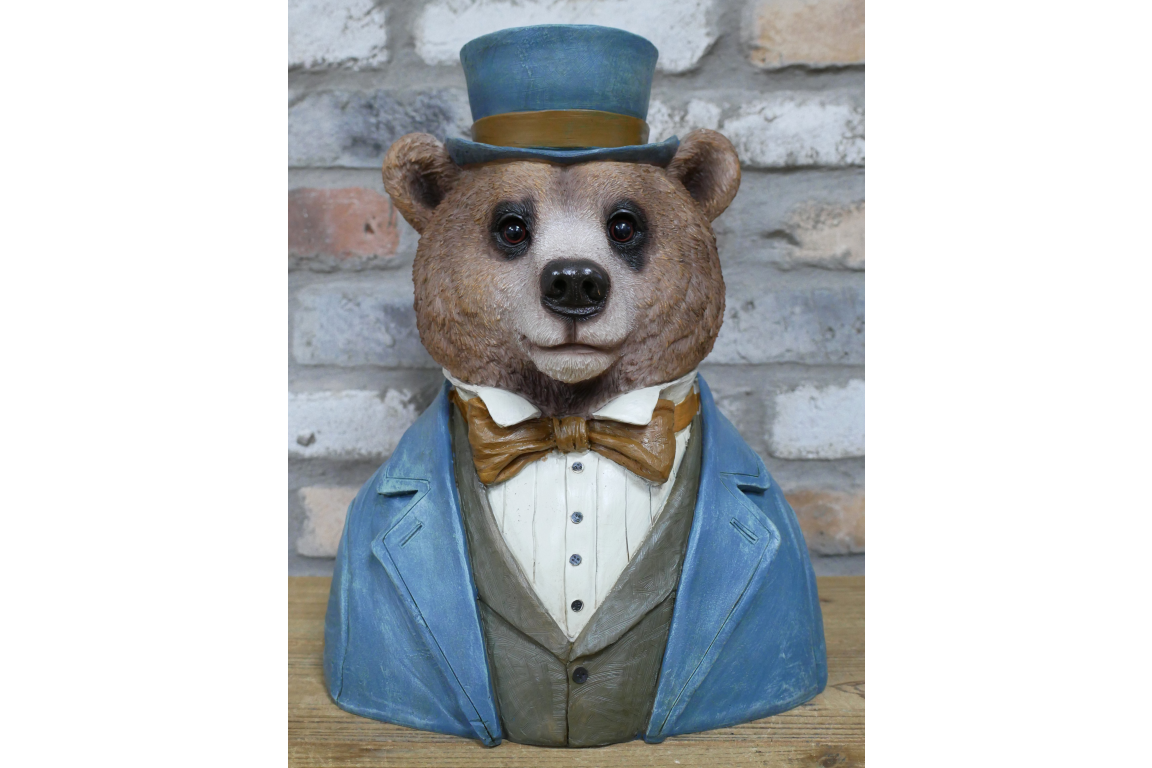 Large Bear Bust