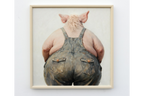 Pig with Mohawk