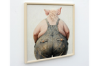 Pig with Mohawk