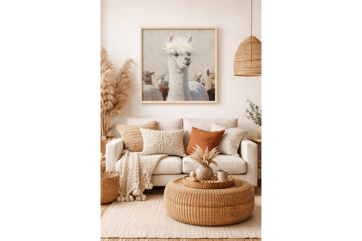 Llama with Fringe