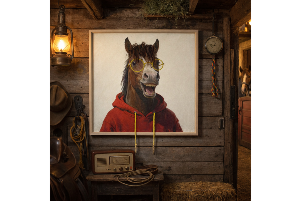 Horse in a Hoody
