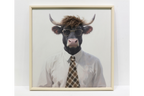 Bull in a Shirt & Tie