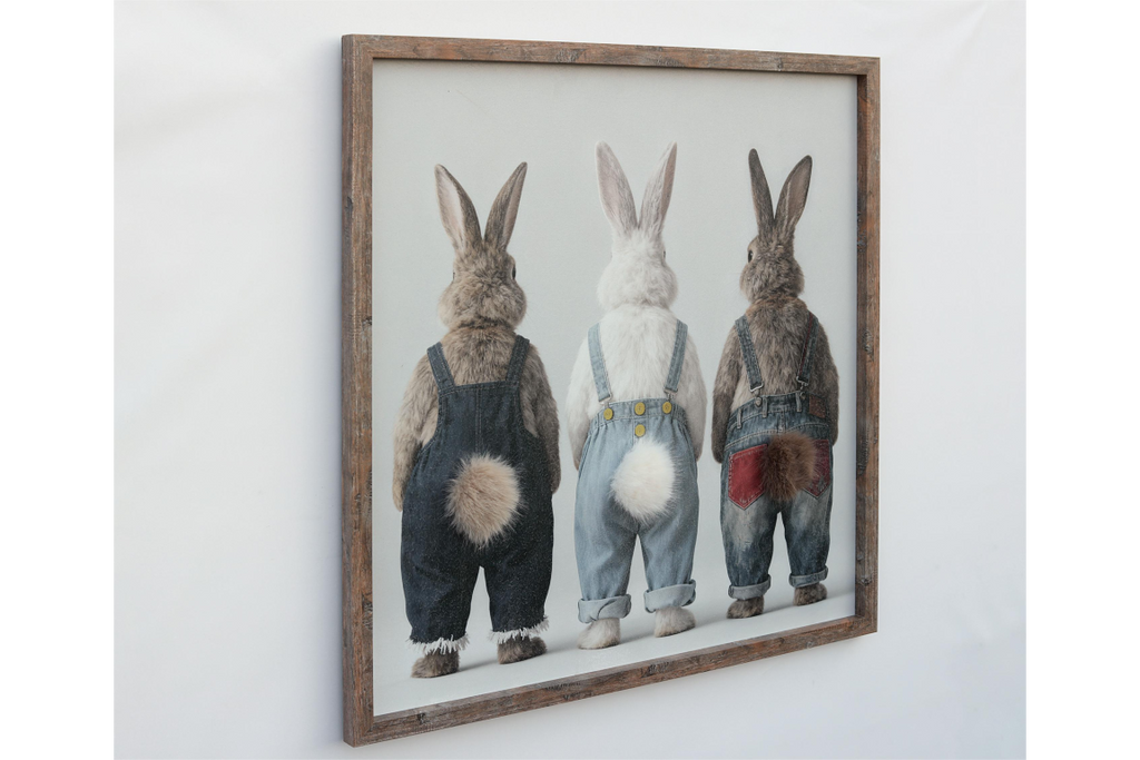 Rabbits in Dungarees