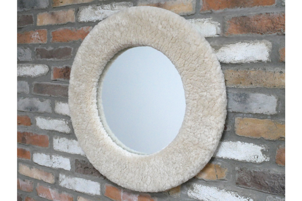Round Teddy Bear Mirror