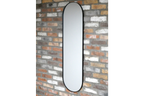 Small Black Oval Mirror