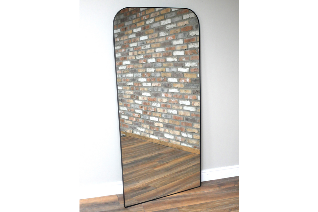 Large Curved Top Mirror