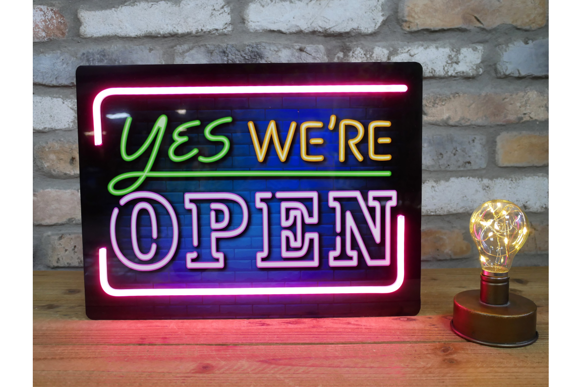 We're Open LED
