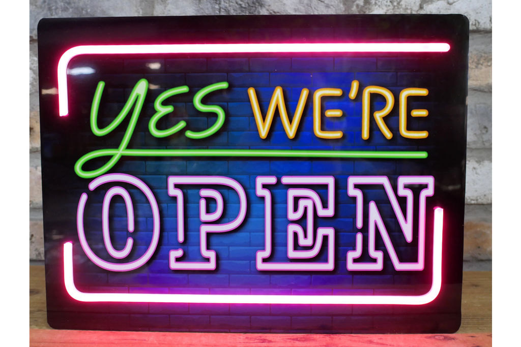 We're Open LED