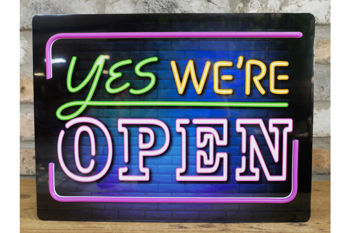 We're Open LED