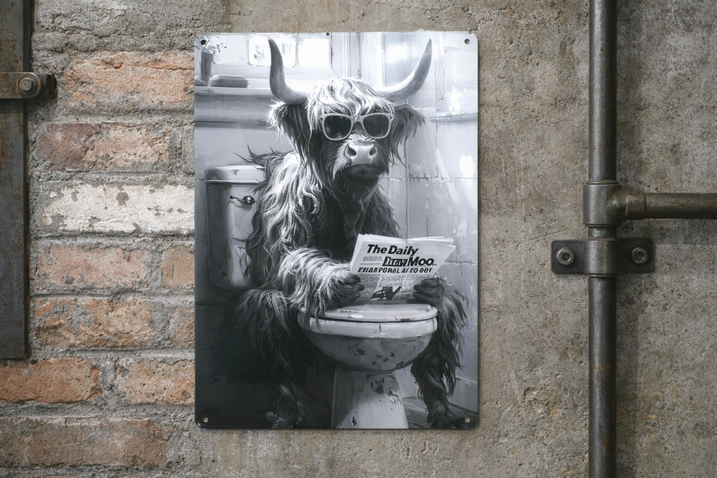 Cow on the Loo