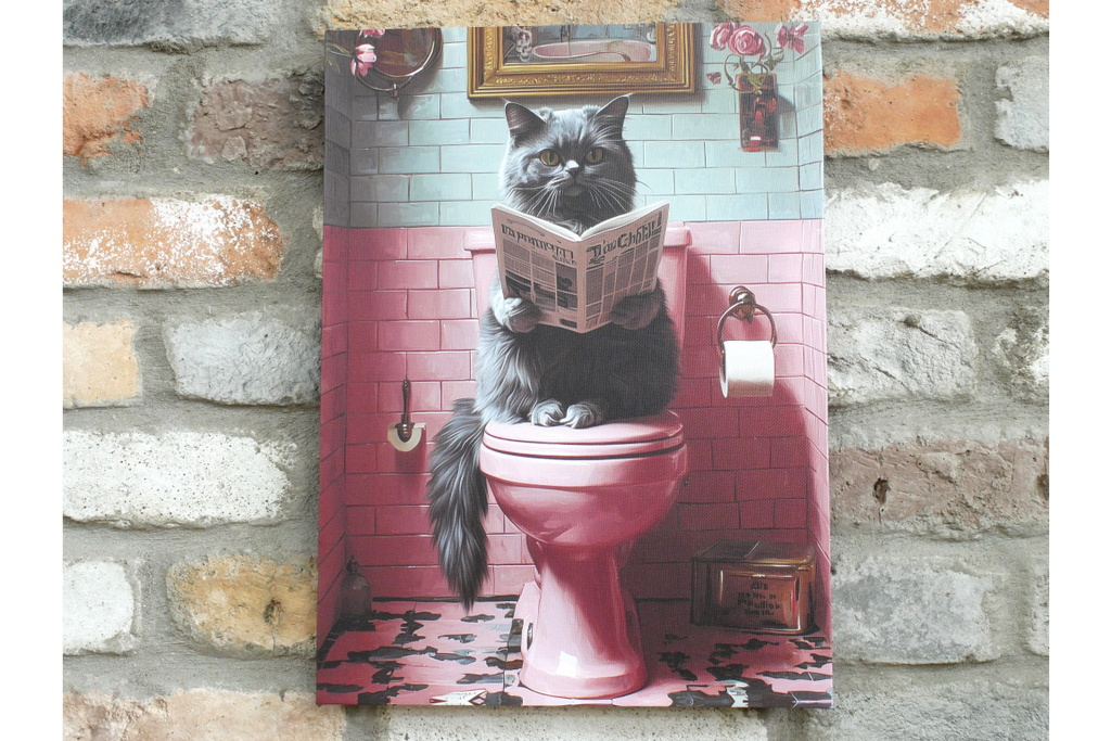 Cat on the Loo