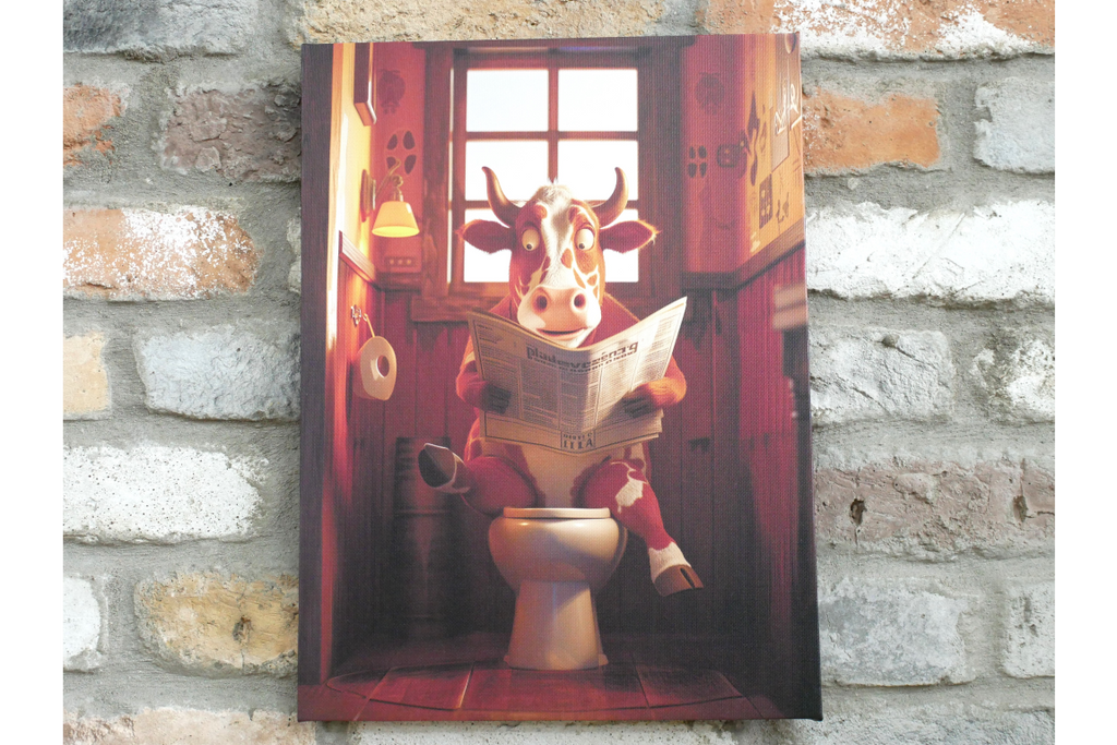 Cow on the Loo