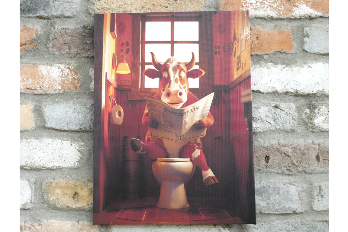 Cow on the Loo