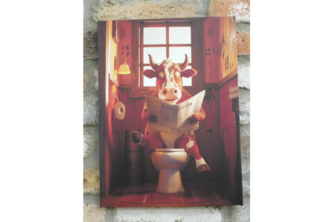 Cow on the Loo