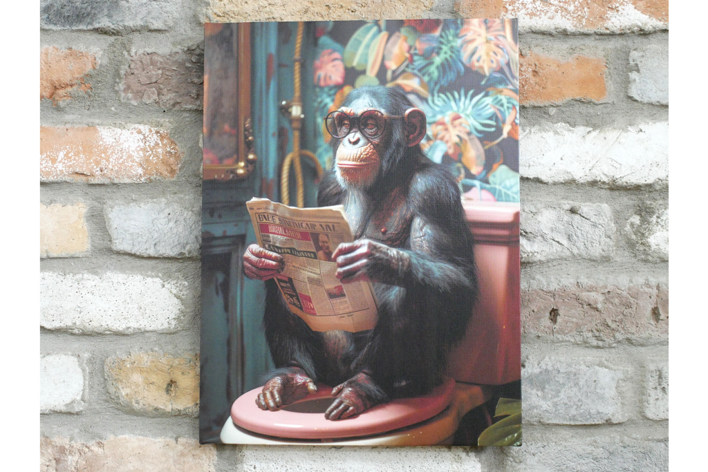 Chimp on the Loo