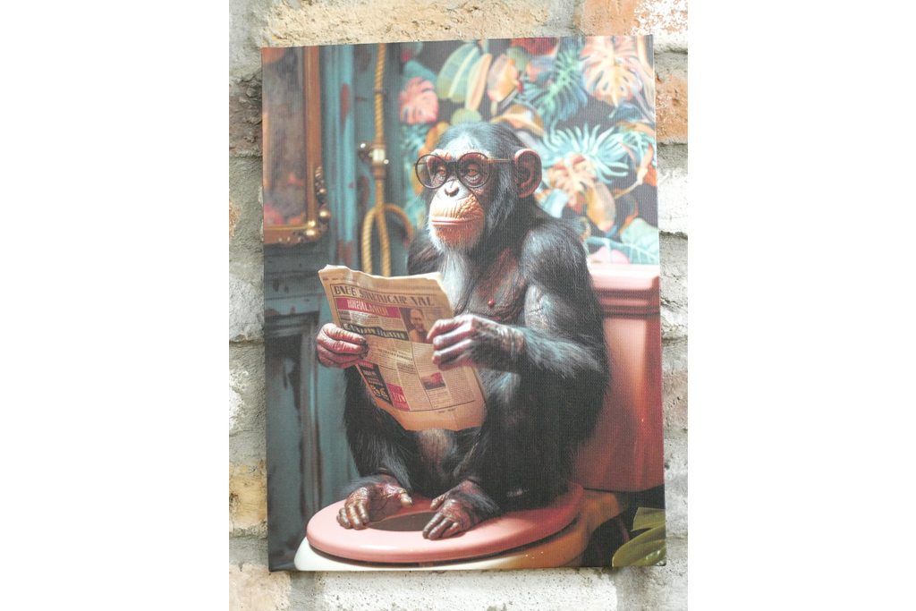 Chimp on the Loo