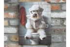 Westie on the Loo