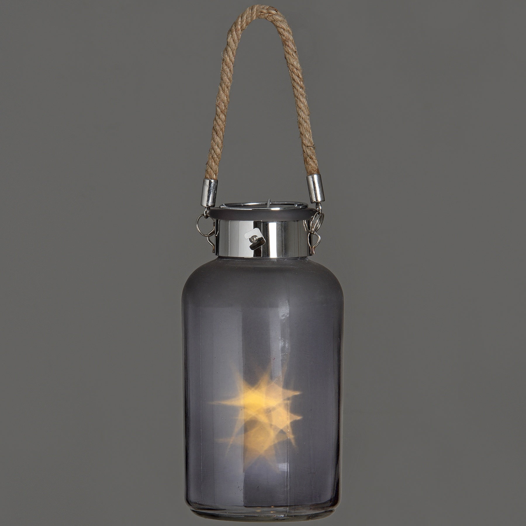 Frosted Grey Lantern