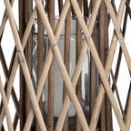 Standing Wicker Lantern