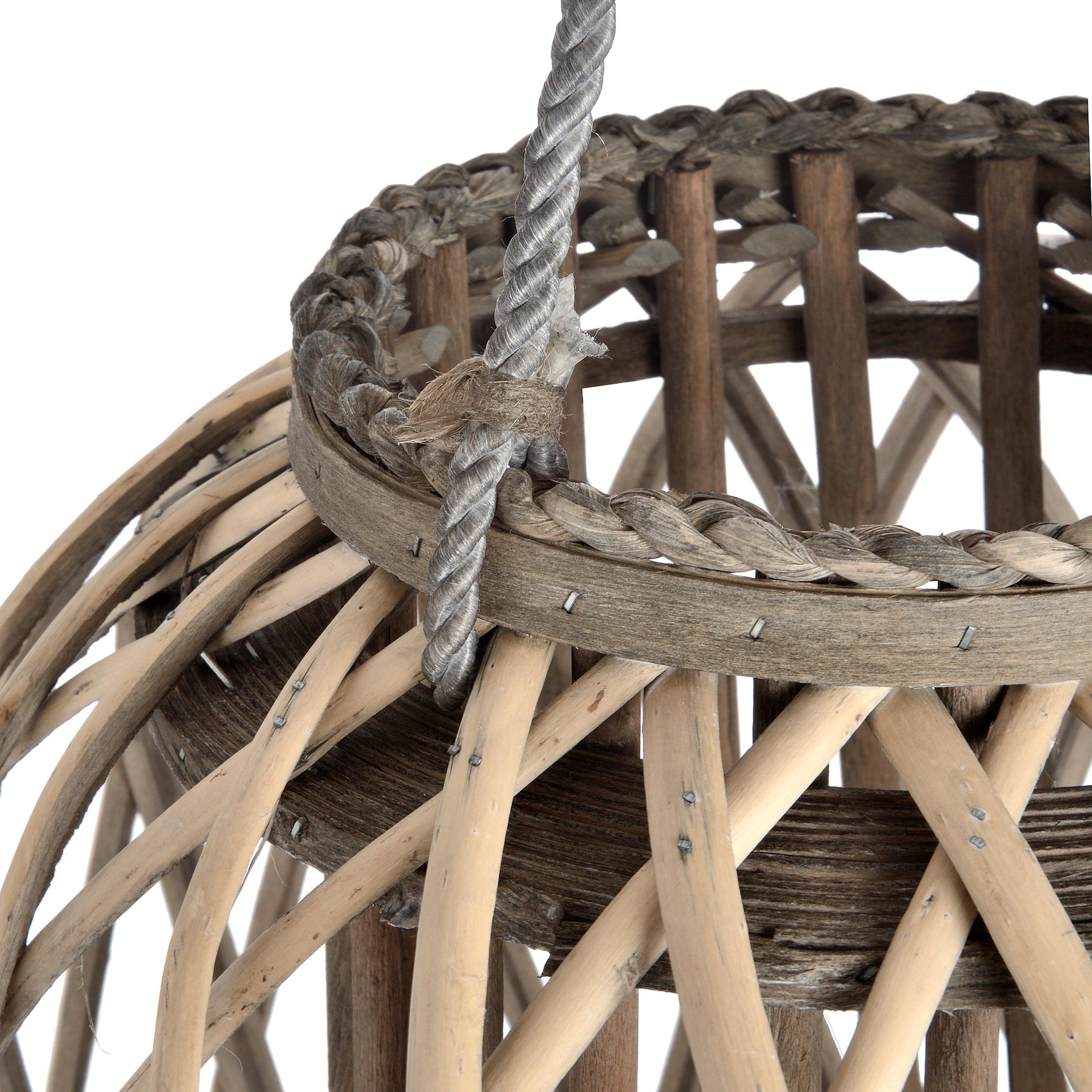 Standing Wicker Lantern