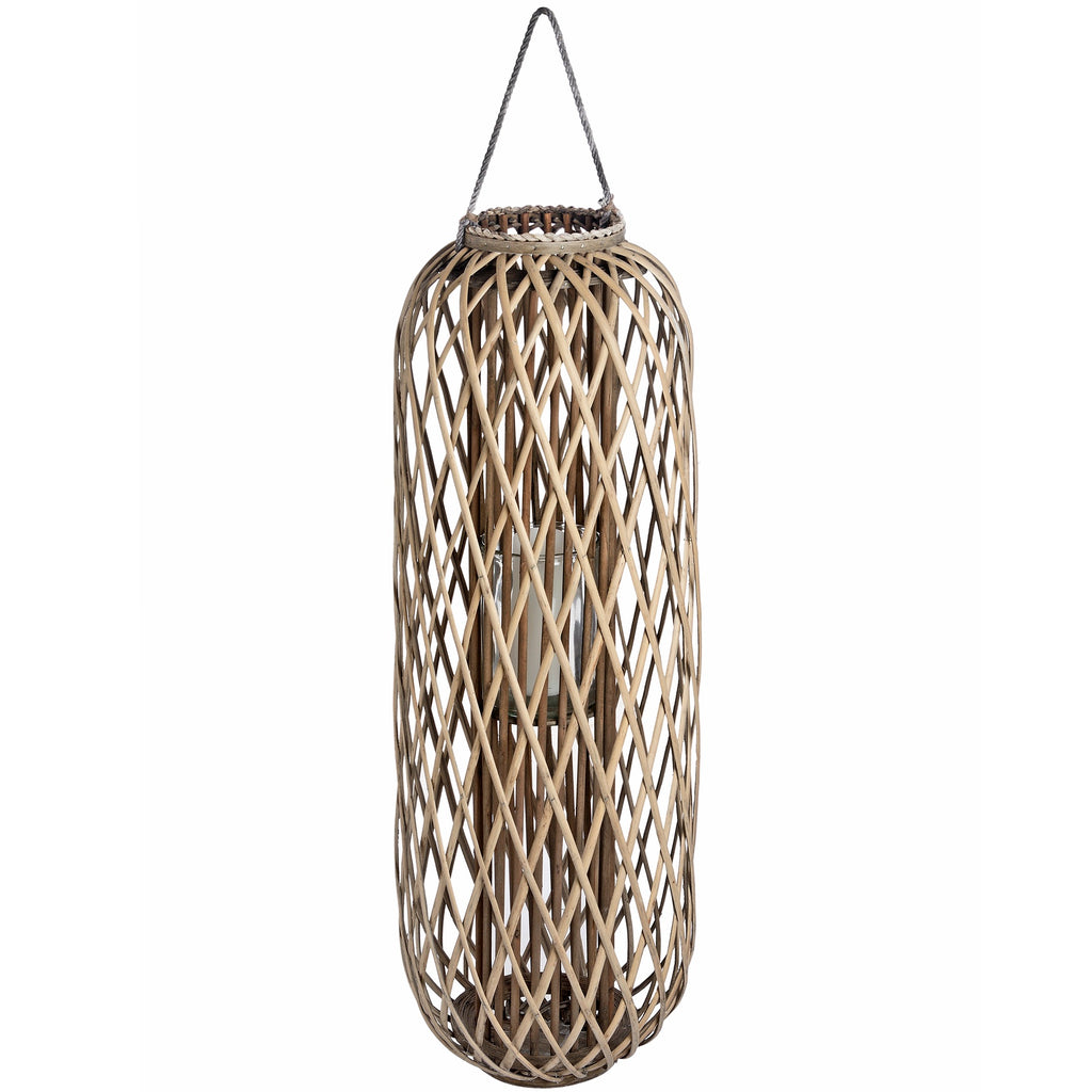 Standing Wicker Lantern