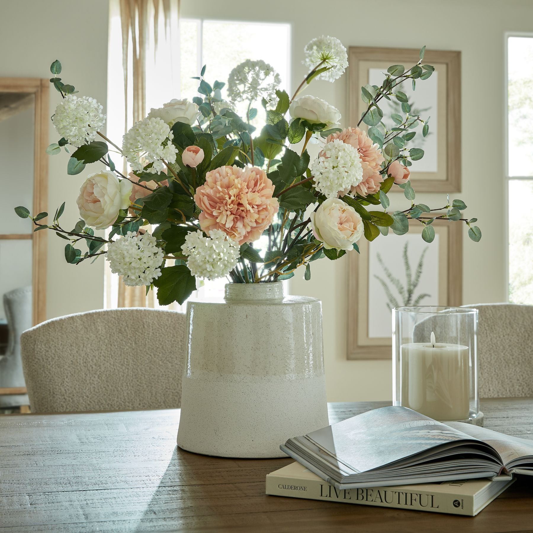 10 Peach Peony Roses