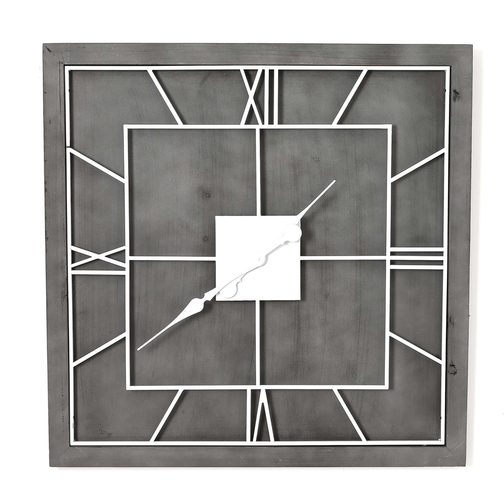 Williston Grey Wall Clock