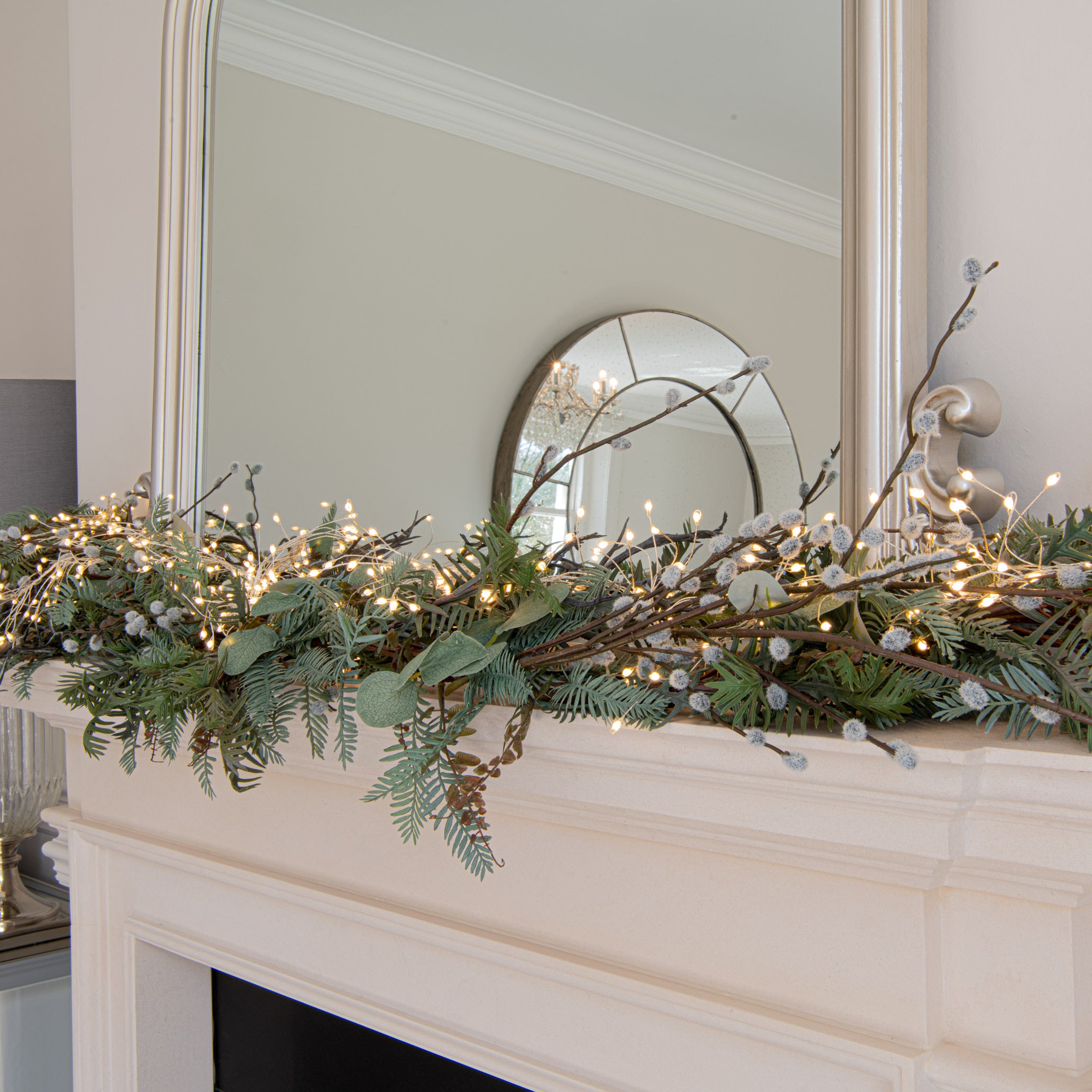 Warm White Cluster String