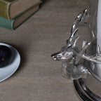 Stag Heads Hurricane Lantern