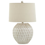 Lattice Ceramic Lamp