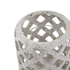 Stone Effect Hurricane Lantern