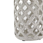 Stone Effect Hurricane Lantern